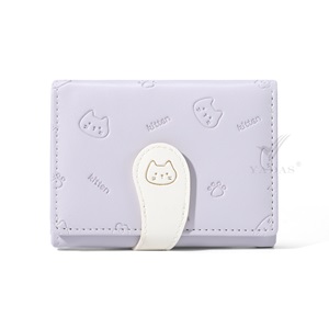 Мини-кошелек "Kitten" фиолетовый №878-F164