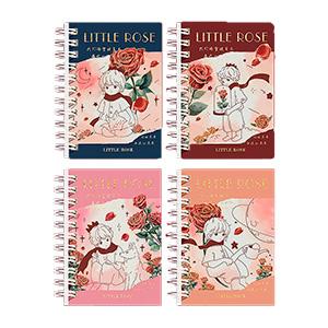 Блокнот на кольцах "Little rose" А7, в аcсортименте 1шт