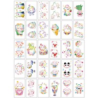 Временная татуировка "Characters" INS-30, 5.7x9.7 см, в ассортименте