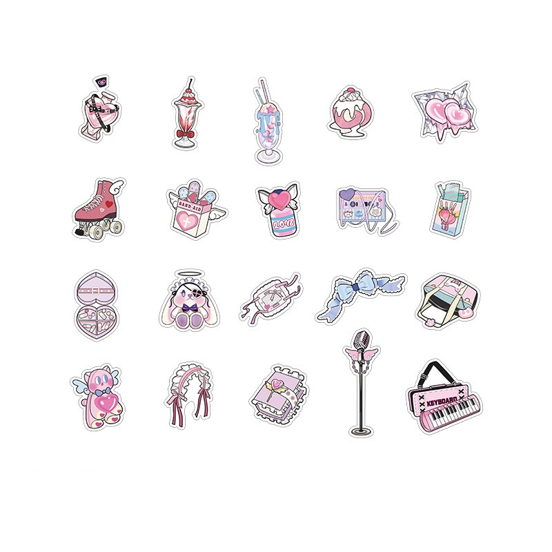 Набор наклеек "Cute accessories" № 2, 40 шт.