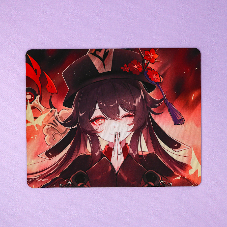Коврик для мыши "Genshin Impact" Ху Тао, 25x20 см