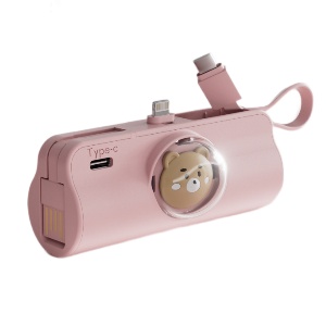 PowerBank "Mini bear" розовый (5000 mAh)