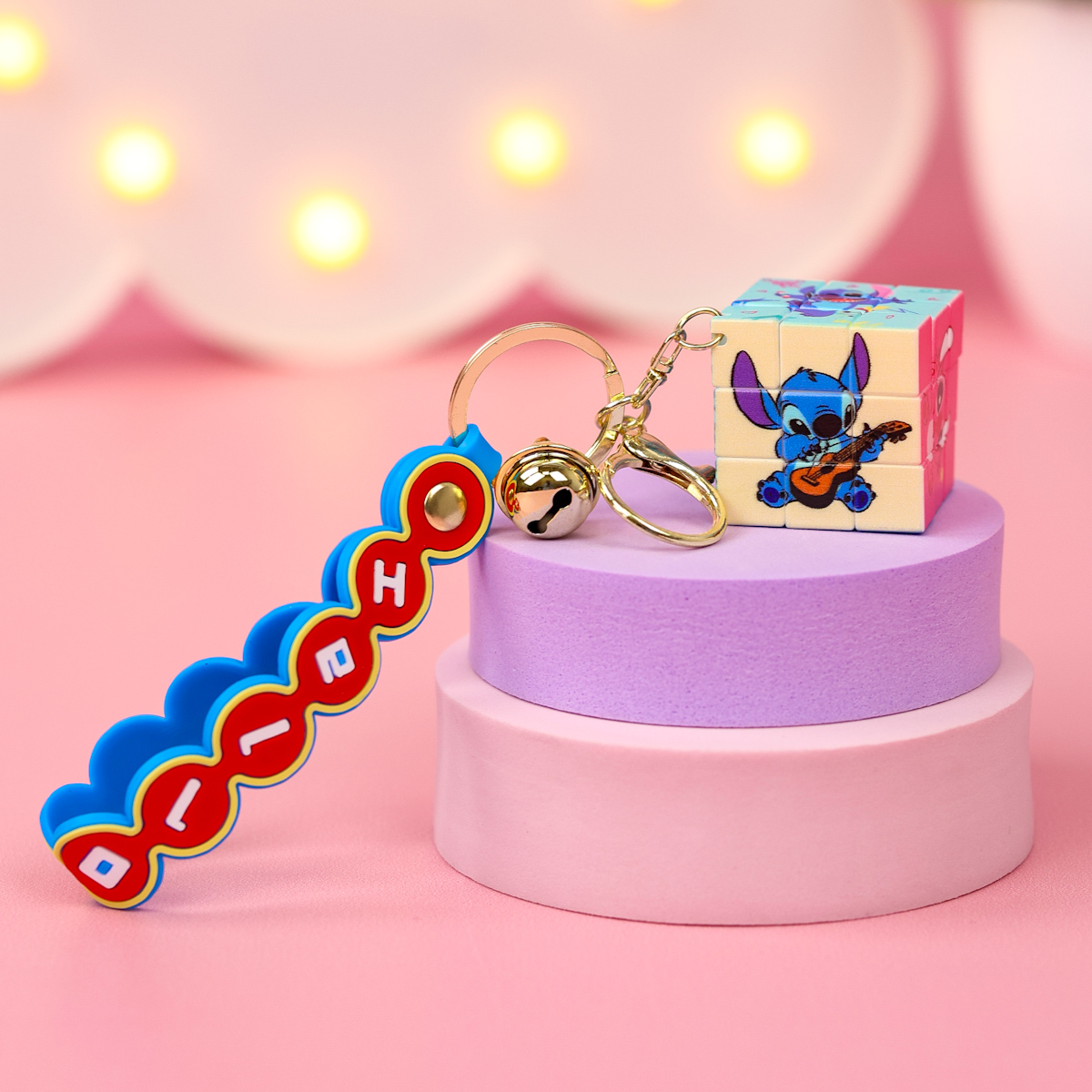 Брелок "Кубик-головоломка", глазастик