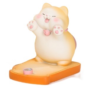 Подставка для телефона "Cute animals" Котик, с антистрессом