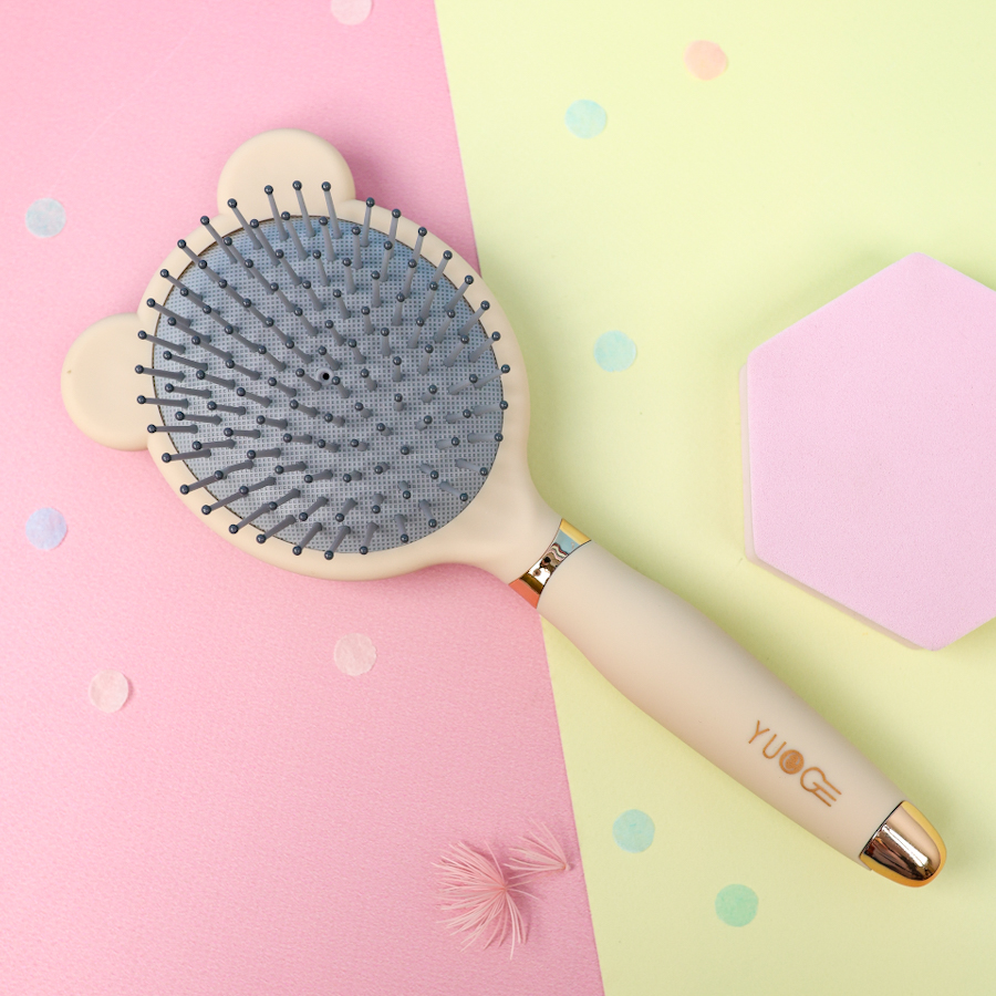 Расческа "Bear ears", молочный