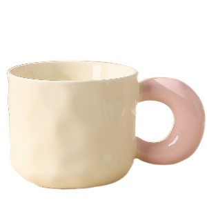 Кружка "Fashion" бежевый, 400мл оптом со склада!