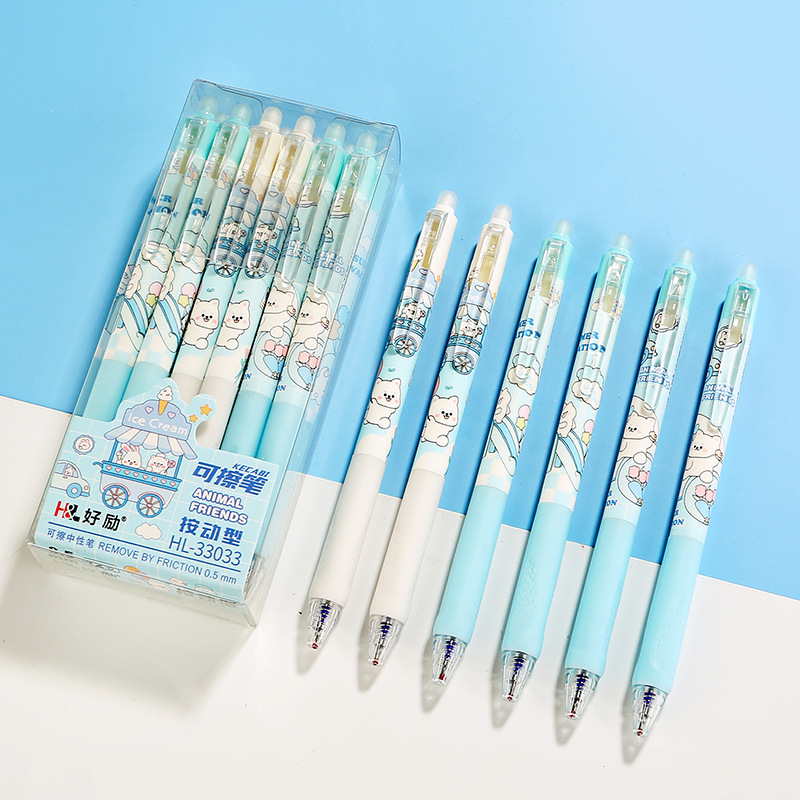 Набор ручек "Friends" №33033,12 шт,со стирающими чернилами (синий)