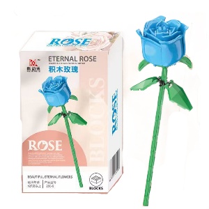 Конструктор "Eternal rose" голубой №260-9