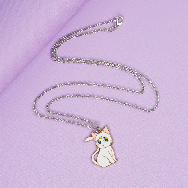 Кулон "Sailor Moon Cat" белый