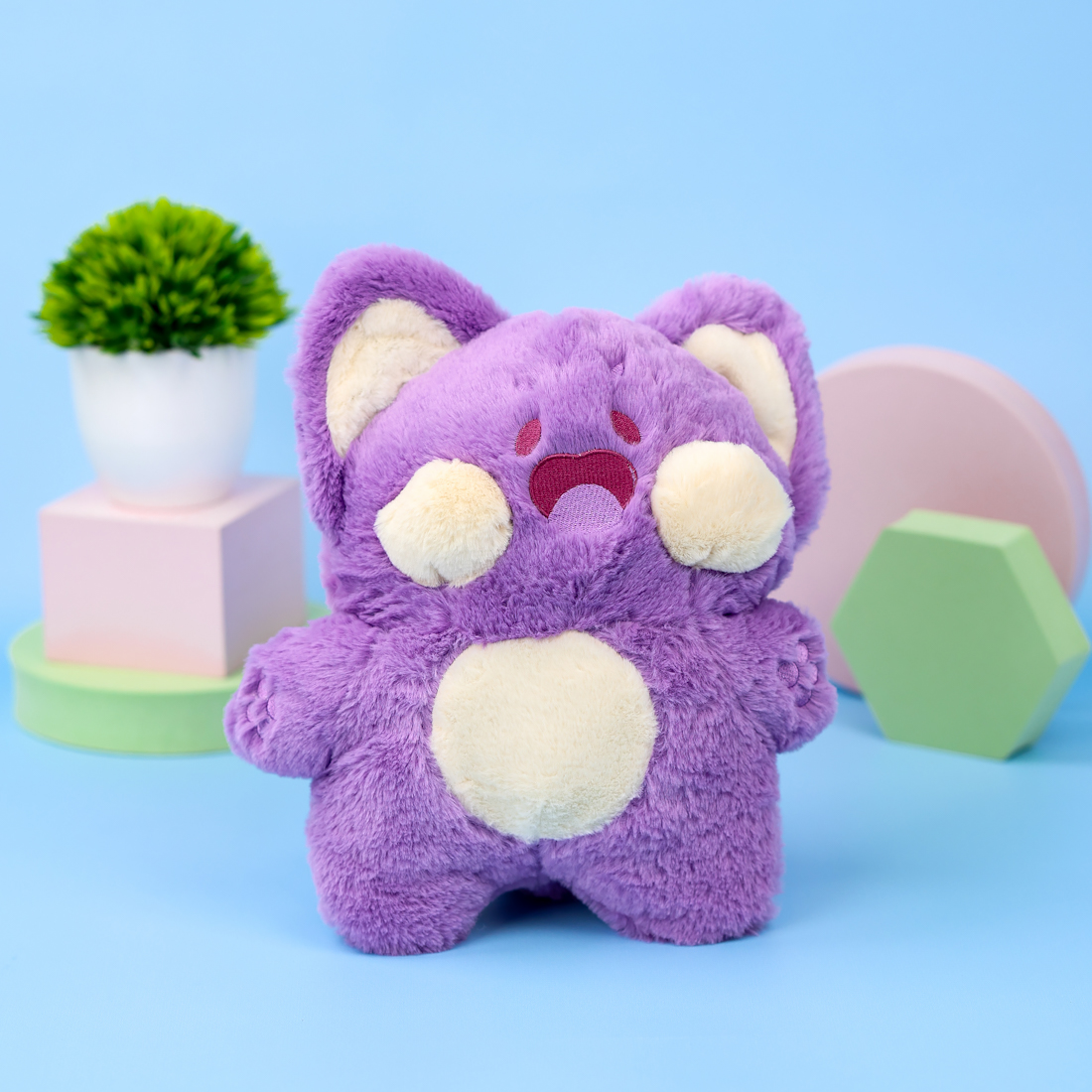 Мягкая игрушка "Котенок Dudu" фиолетовый, 50см