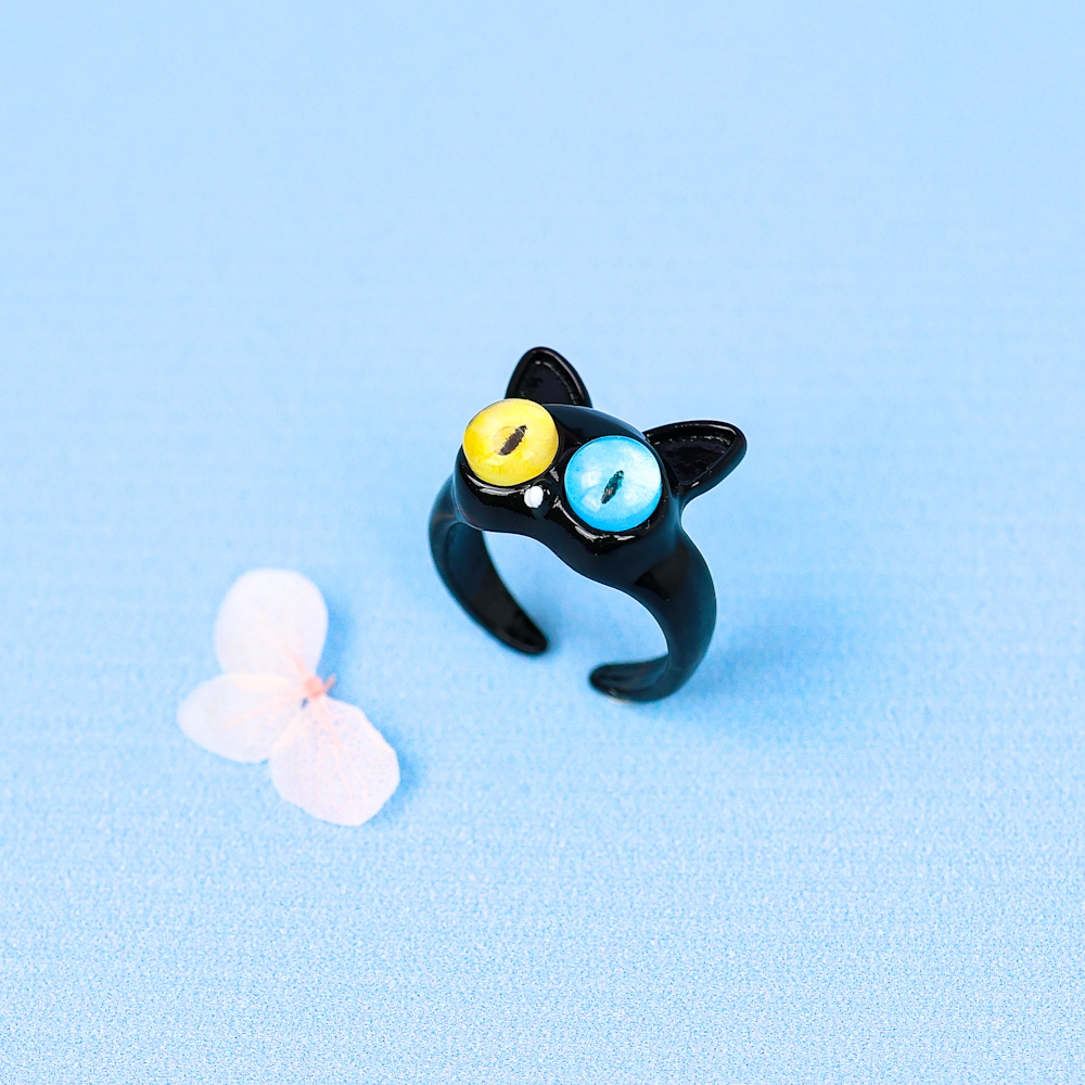 Кольцо "Чёрный кот"
