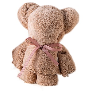 Изделие декоративное трикотажное "Мишка" коричневый