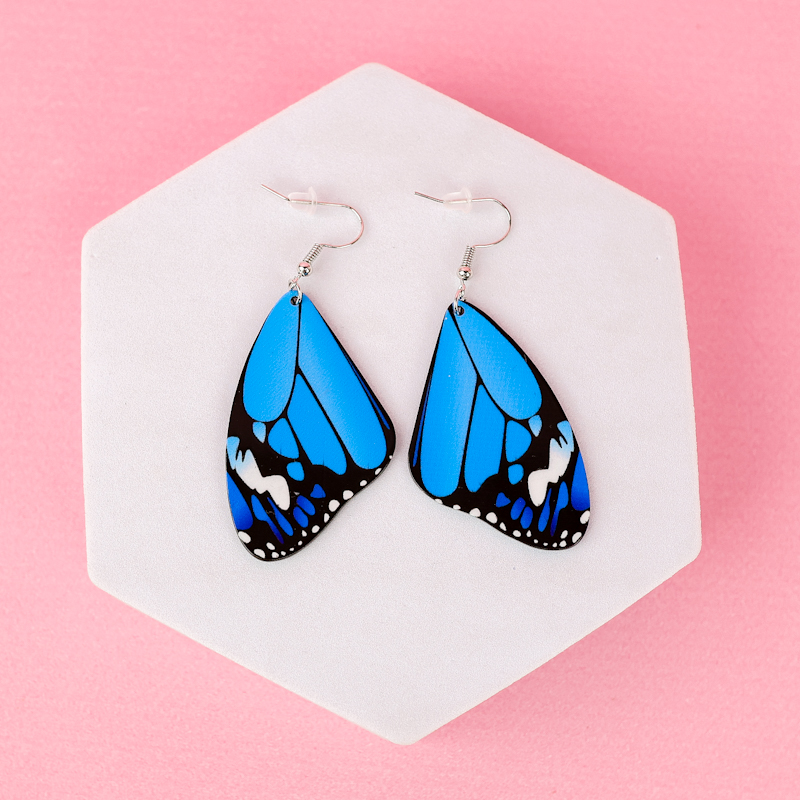 Серьги "Butterfly Wings" синие