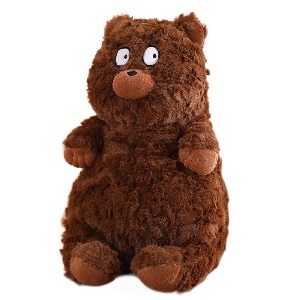 Мягкая игрушка "Смотрящий Мишка" коричневый, 40см