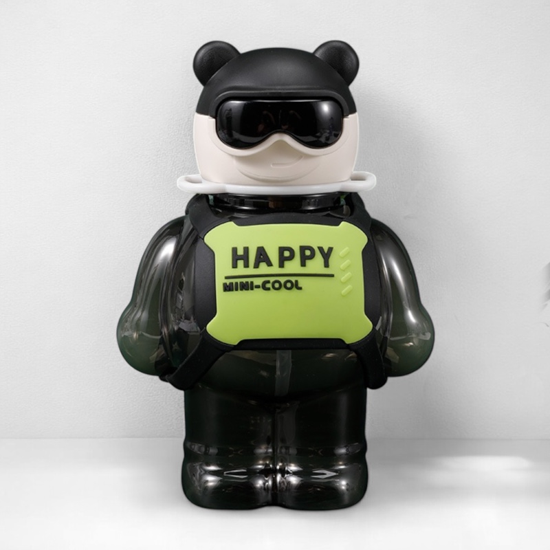 Бутылочка "Cool bear" черный, 800мл