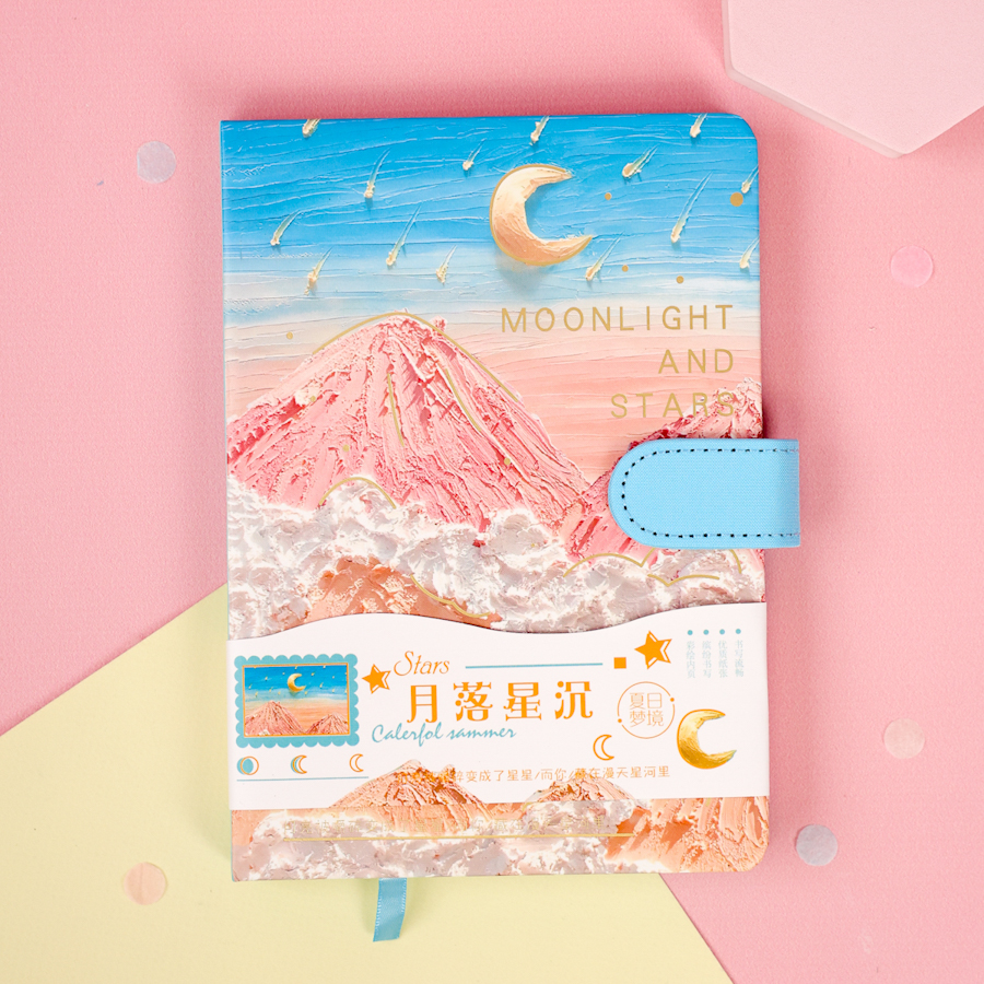 Блокнот "Moonlight and Stars" 12,8х18см
