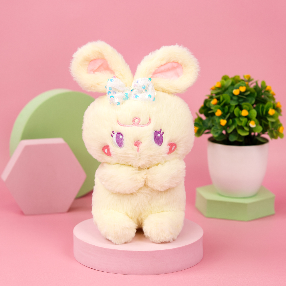 Мягкая игрушка "Кролик" белый, 23 см
