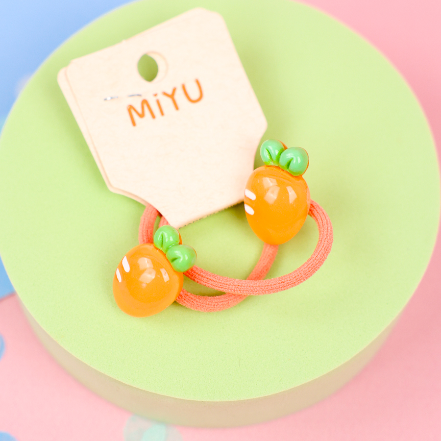 Набор резинок для волос "Морковь" 2шт