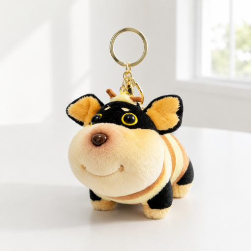 Мягкий брелок "Puppy" в костюме пчёлки, 8см