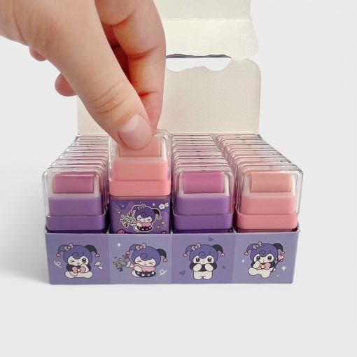 Набор стирательных резинок "Куро" №6028, в шоу-боксе 24шт