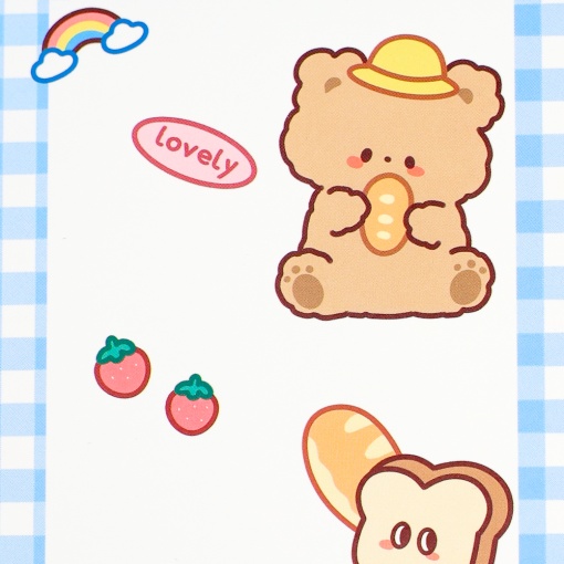 Блокнот "Медведи" 8,5х12 см, (набор 10 шт.)