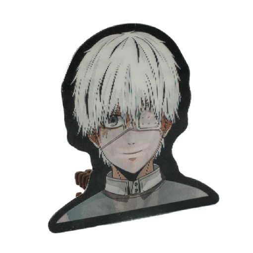 Наклейка голографическая "Токийский Гуль" 3D, №01