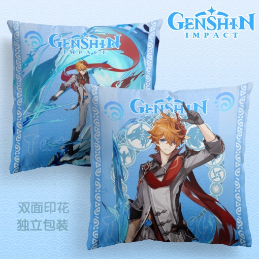 Подушка декоративная "Genshin Impact" Тарталья, 40x40см (1 серия)