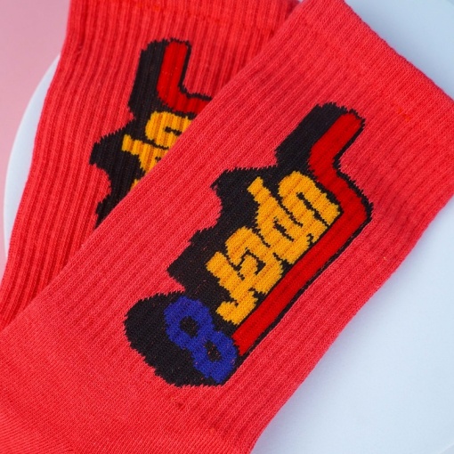 Носки "College Style" красный, 37-40 р.
