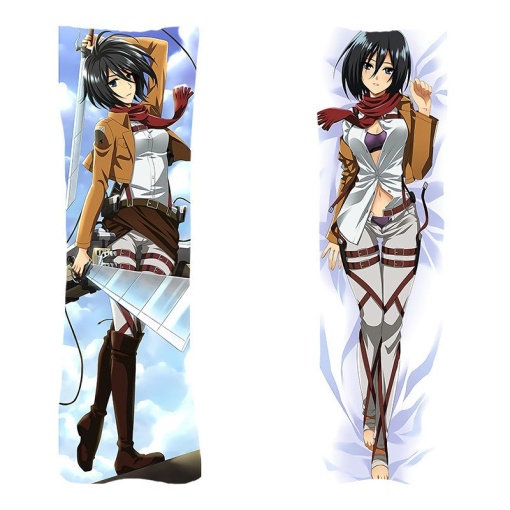 Наволочка дакимакура "Микаса" №25, 150см