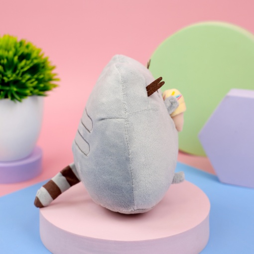 Мягкая игрушка "Пушин с мороженым", 15 см