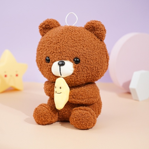 Мягкая игрушка "Медведь с бананом" 25см