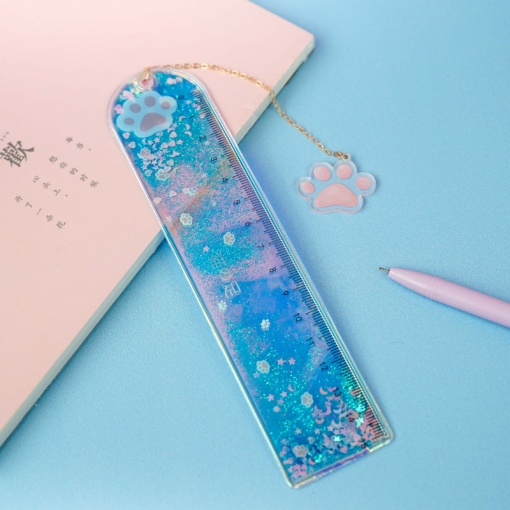 Линейка "Water sparkles" paw