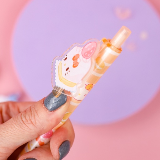 Набор ручек "Санрё" ice cream, в шоу-боксе №932, 48шт