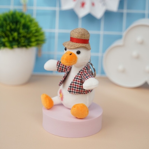 Мягкий брелок "Утка" 15 см