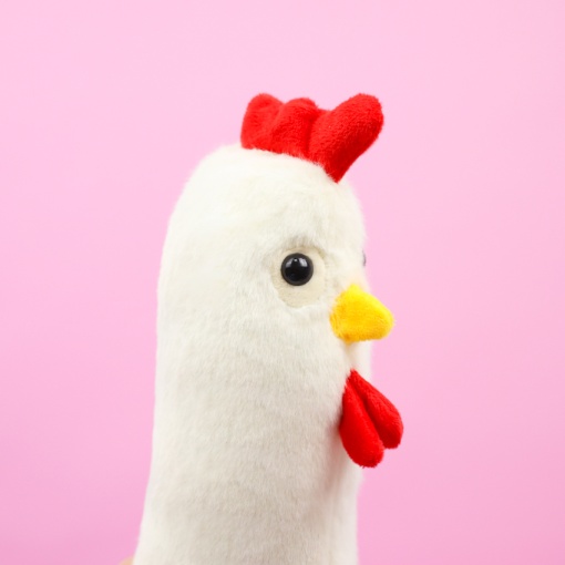 Мягкая игрушка "Курочка" белый, 60см