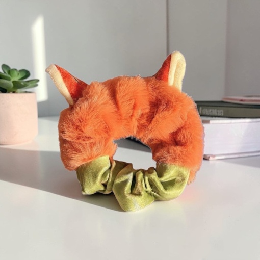 Резинка для волос плюшевая "Zoo town" лис