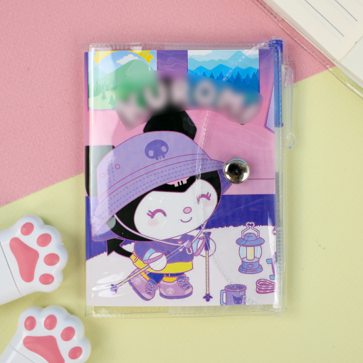 Мини-блокнот с ручкой "Kuro", в асортименте 1 шт.  