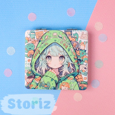 Зеркальце карманное "Anime Girl" 506Z46