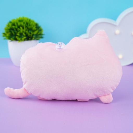 Мягкая игрушка "Котооблако" розовый, 25см