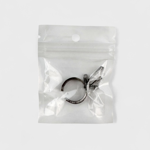 Кольцо "Бантик" черный