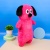 Мягкая игрушка "Собачка" ярко-розовый, 60 см