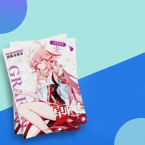 Набор раскрасок "Genshin Impact" B