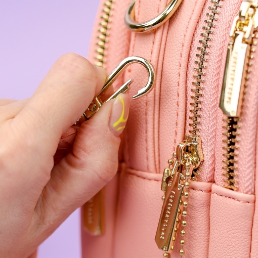 Рюкзак "Forever Young" розовый, с тремя отделениями