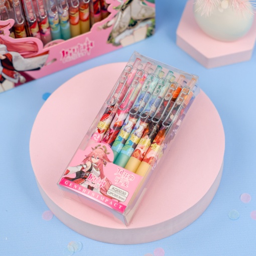 Ручка "Genshin Impact" №0030, в ассортименте 1 шт. (черный)