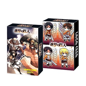 Набор картонных карточек "Атака титанов №2" 30шт.