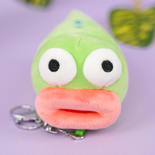 Мягкий брелок "Funny Animals" зеленый, 14 см