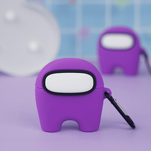 Чехол для AirPods Pro 3 "Among Us" фиолетовый