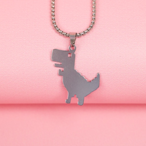 Кулон на цепочке "Dinosaur"