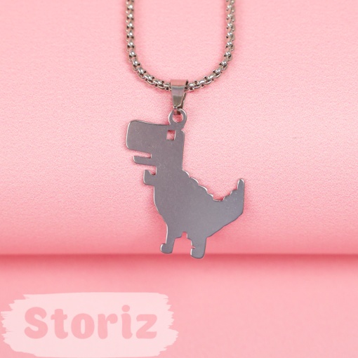 Кулон на цепочке "Dinosaur"