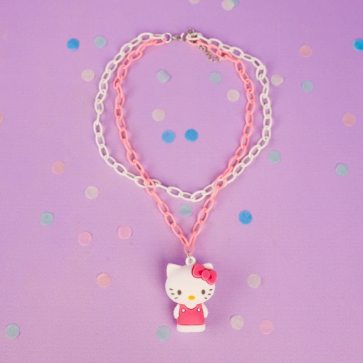 Кулон на цепочке "Hello Kt" 